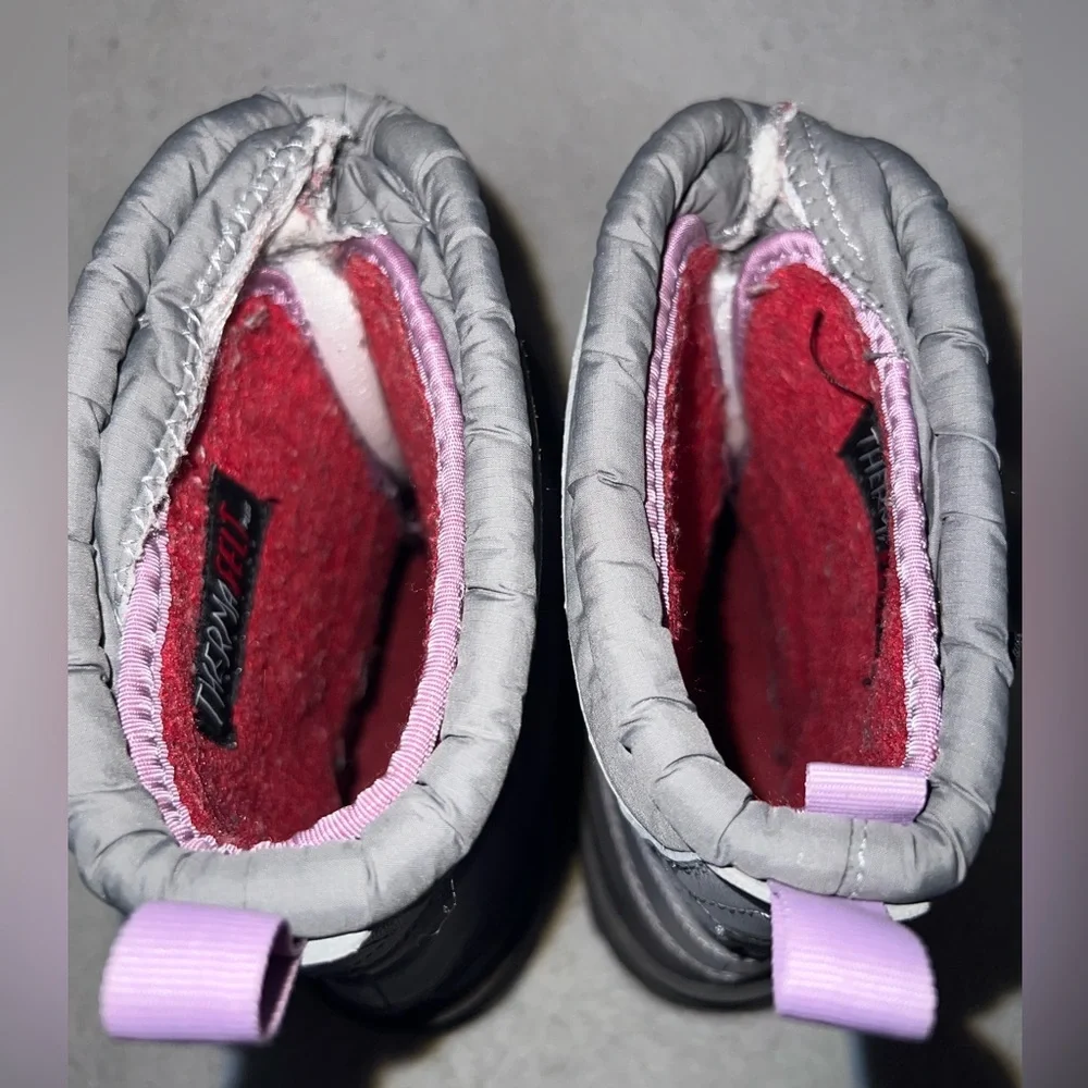 The North Face Women Alpenglow Winter Boots | Size 7 | Purple | Grey |